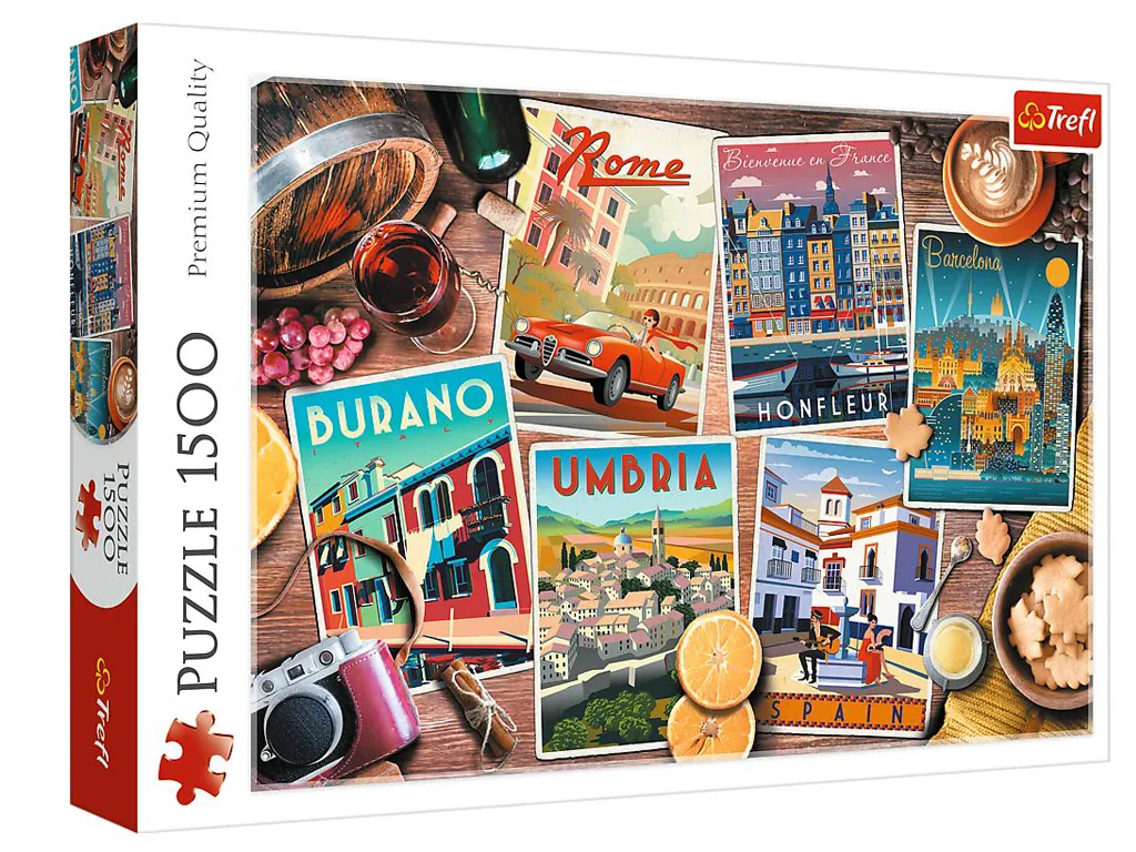 Călătorind prin Europa. 1500 elemente art.26199