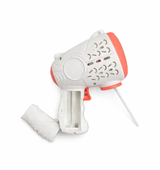 Pistol cu baloane de sapun, alb-roz, cod 10006b Pistol cu baloane de sapun, alb-roz, cod 10006b