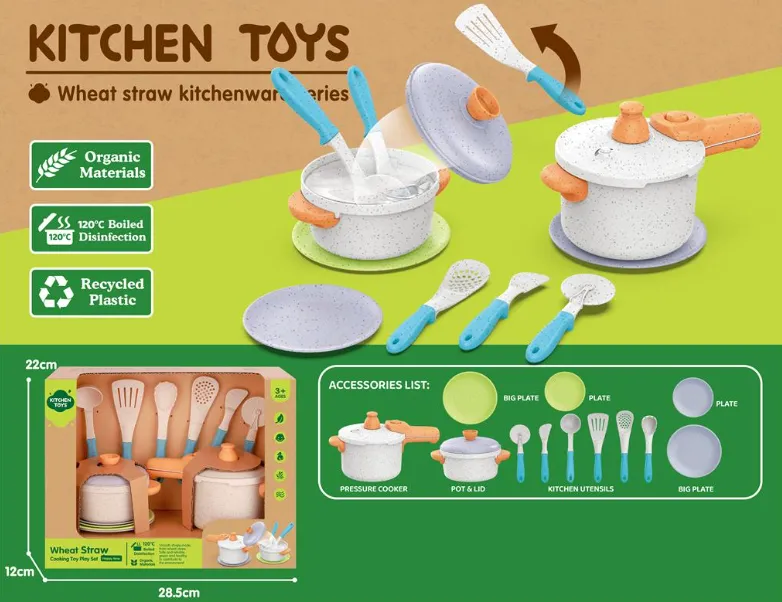 Set de joacă pentru bucătărie cu 12 piese HG-3038