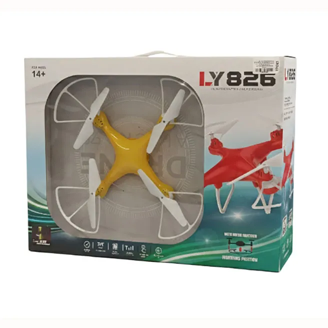 Dronă Elf cu control al altitudinii fixe, galbenă, cod 1768D