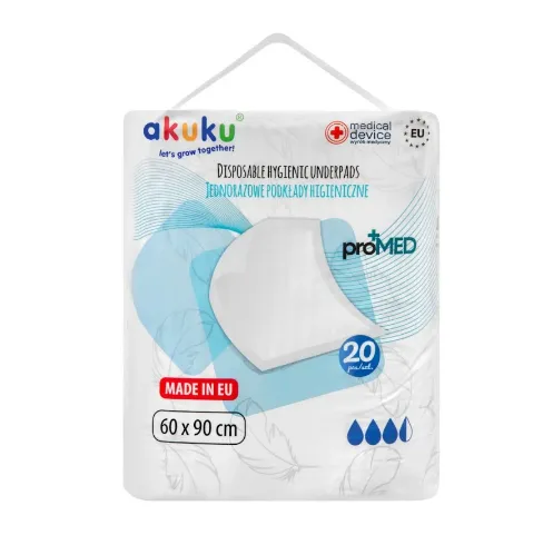 Pelinci de unică folosință Akuku proMed (60x90 cm), 20 buc.