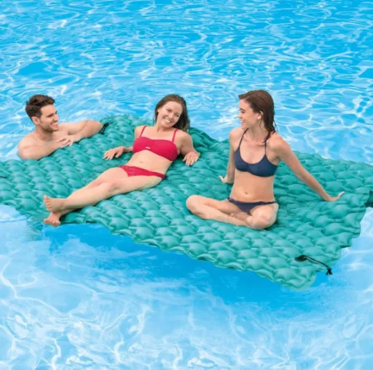 Covoraș de înot gonflabil mare, 290 x 226 cm, până la 300 kg art. 56841