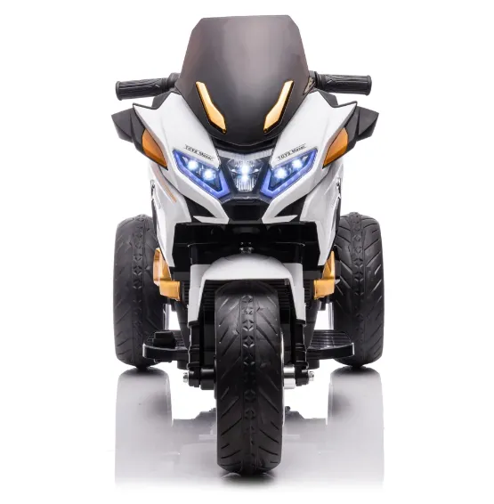 Motocicletă electrică pentru copii cu telecomandă, albă (678300) Motocicletă electrică pentru copii cu telecomandă, albă (678300)