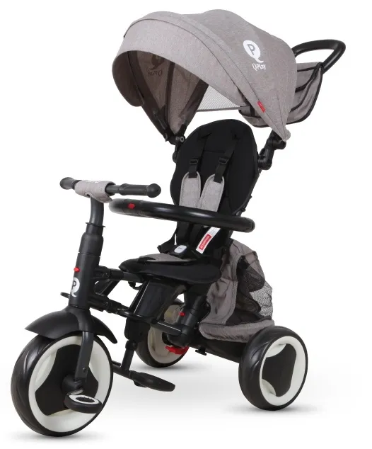 Triciclu copii Qplay Rito Plus Grey