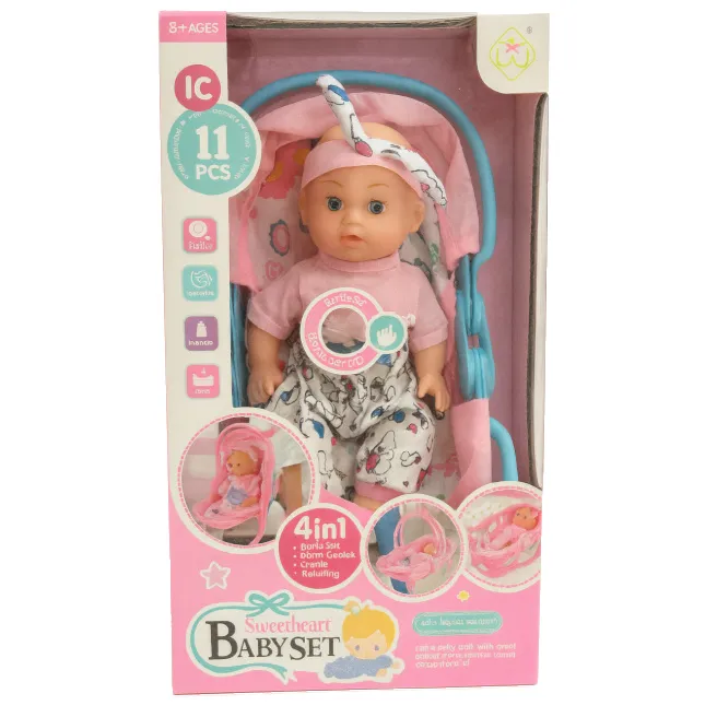 Păpușel cu accesorii, 29 cm, cod 942072