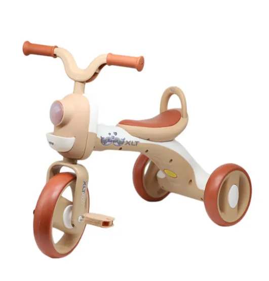 Triciclu pentru copii, bej, cod 851056