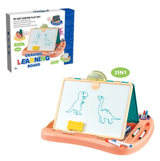 Set de desen 2în1, Portocaliu