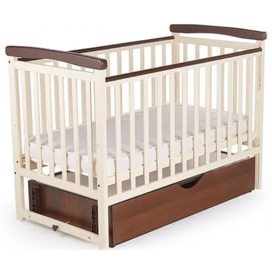 Pătuţ Eucalyptus Charlene-Combi Premium (DS-302) Vanilie/Nucă