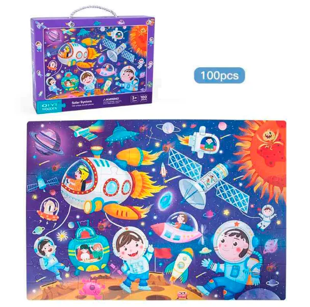 Puzzle-uri din lemn 100 buc S14A002