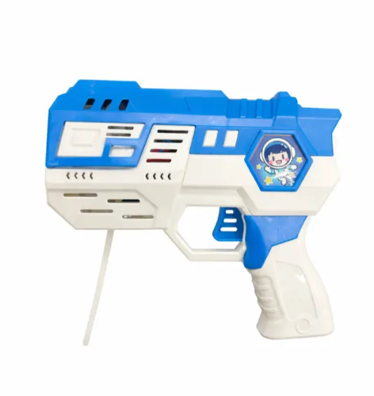 Pistol pentru baloane de sapun, albastru, cod 10080b Pistol pentru baloane de sapun, albastru, cod 10080b