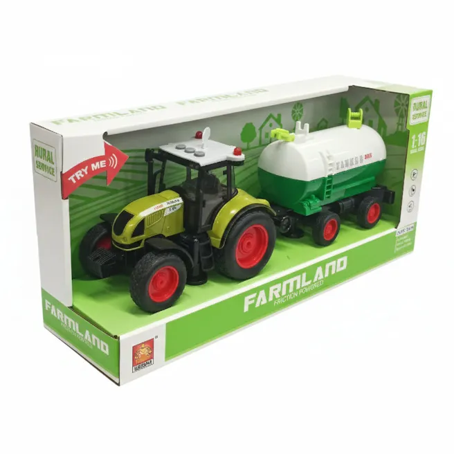 Tractor cu inerție 1:16, код 1832D