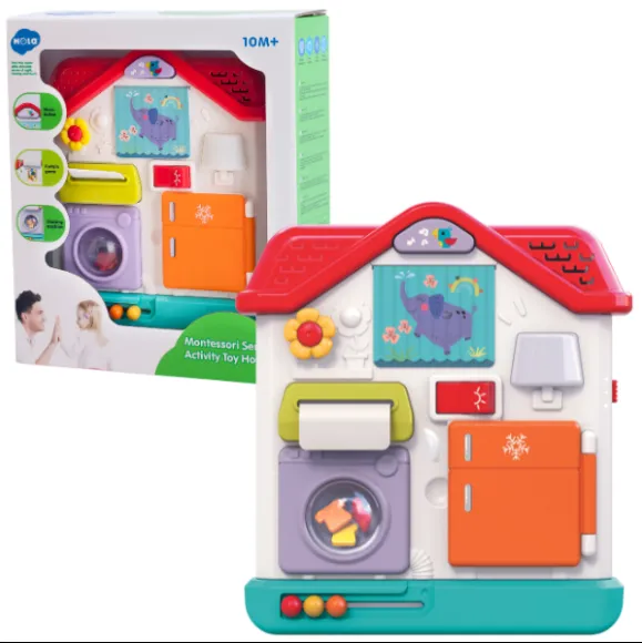 Jucarie muzicala interactiva „Casuta” cu muzica, lumina si efecte sonore