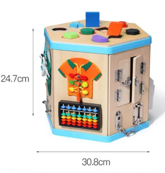 Cub de activități multifuncțional 7 în 1, cod 2550D Cub de activități multifuncțional 7 în 1, cod 2550D