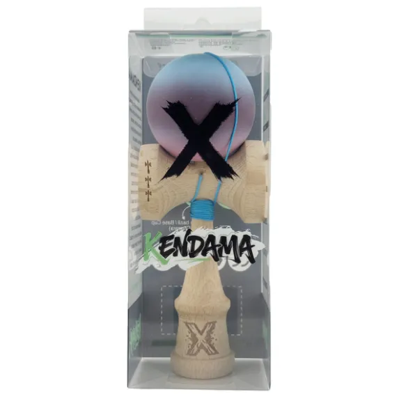 „Kendama X Original”, Profesionala, Flippy, Rulment Metalic, Ața 55 cm, Cupe Mari, 7 x 6 x 18 cm, gradient albastru-mov „Kendama X Original”, Profesionala, Flippy, Rulment Metalic, Ața 55 cm, Cupe Mari, 7 x 6 x 18 cm, gradient albastru-mov