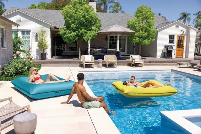 Saltea gonflabilă pentru înot 198x157cm „Lux”, până la 200kg, 2 culori art. 56794