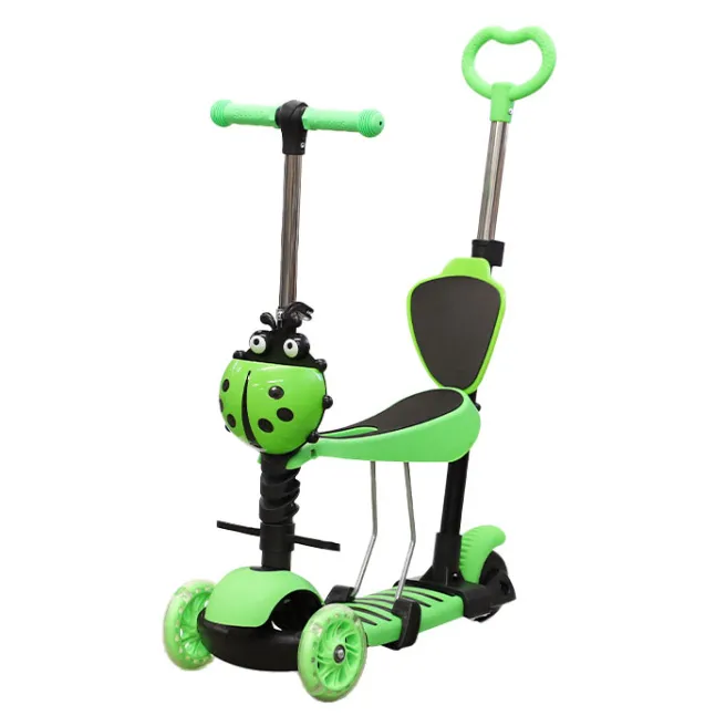 Trotinetă 3 în 1, (verde deschis)