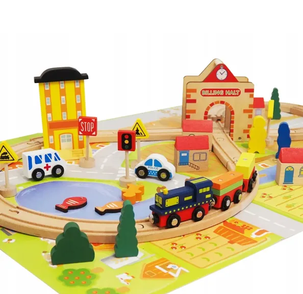 Calea ferata din lemn