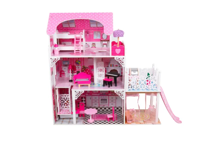 Casă de păpuși din lemn 82*33*121 cm, W06A425