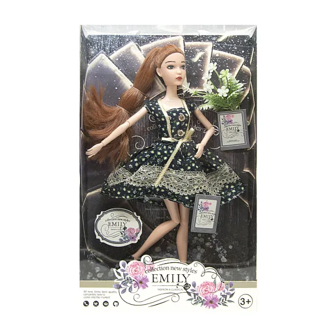 Papusa Emily 30 cm, cu plante, cod 672015