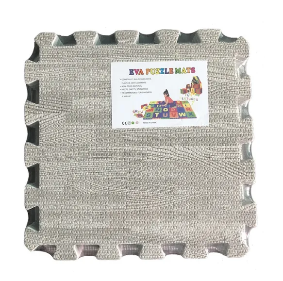 Covoraș-puzzle educativ „Sur” cu imprimeu tip pardoseală, 9 elem.