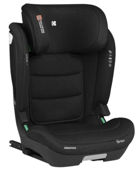 Scaun auto 100-150 cm (i-Size) Isofix Kikkaboo i-Scout Black