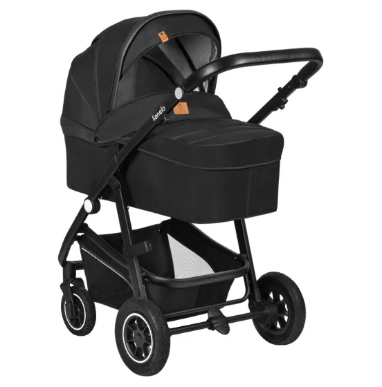 Cărucior 3 in 1 Lionelo Bianka Black Onyx