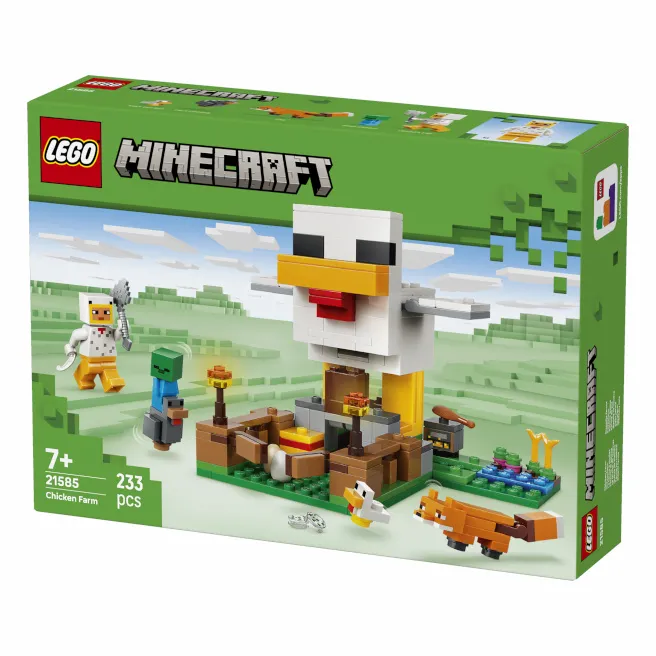 Constructor LEGO Minecraft Fermă de găini, art. 21585