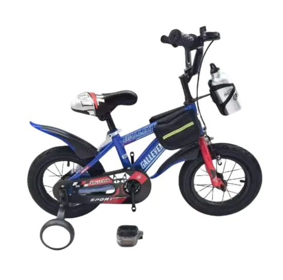 Bicicletă pentru copii 20′, cu roți ajutătoare (GALLEVEN-20 albastra)