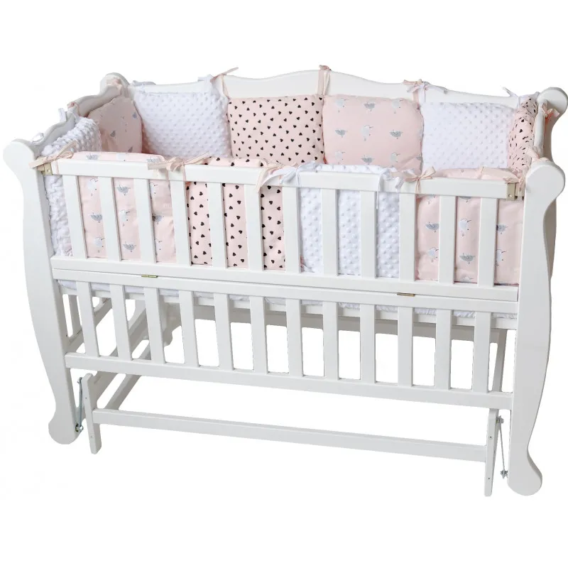 Pătuţ Goydalka NATALI PLUS LONGITUDINAL (1В371-1) Alb