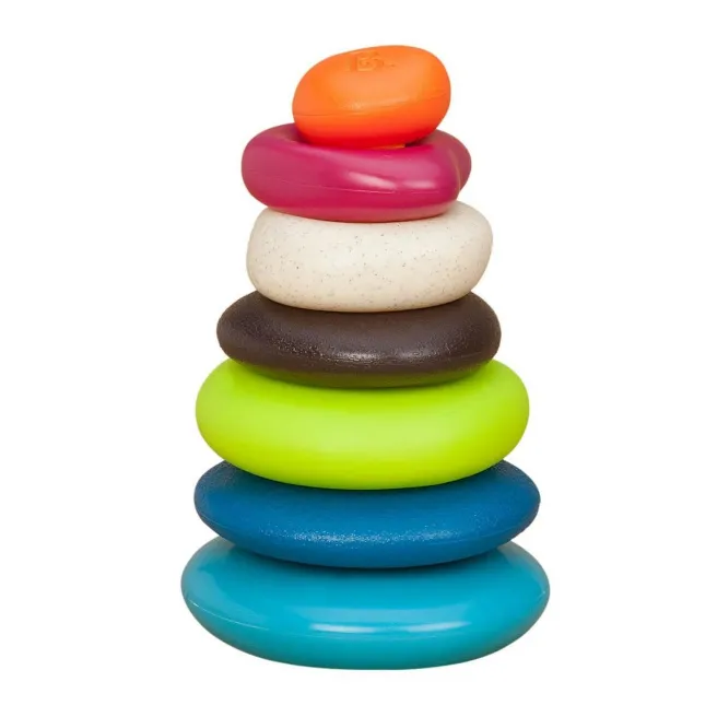 Piramidă pentru copii Battat Stacking Rings, cod 1969D
