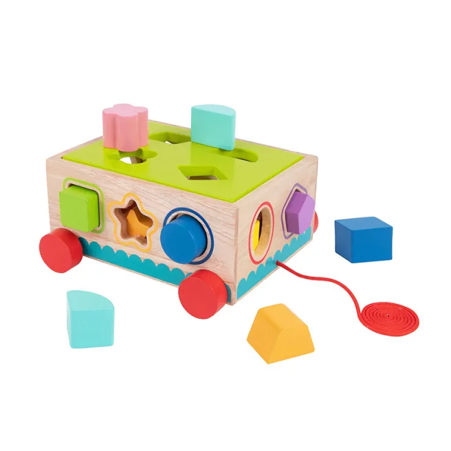 TK Jucărie din lemn Sorter pe rotile, cod 58741 TK Jucărie din lemn Sorter pe rotile, cod 58741