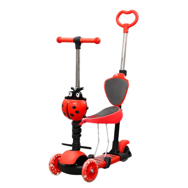 Trotinetă pentru copii roșie