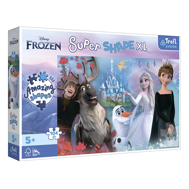 Lumea Annei și Elsei este veselă, 104 elemente XL art. 50017