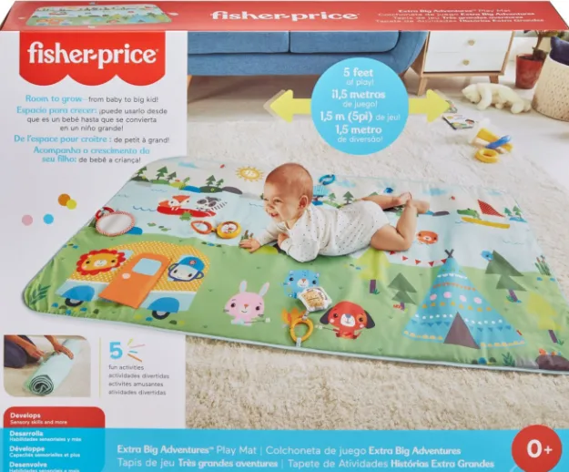 FISER PRICE COVORAS DE JOACA 150CM EXTRA BIG ADVENTURES, MTGXR53