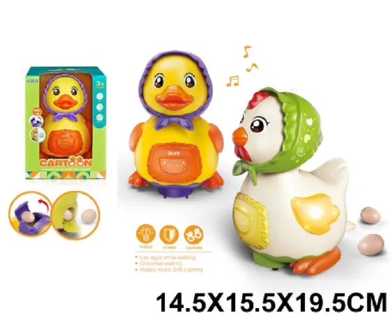 Ratusca pe baterii,face oua