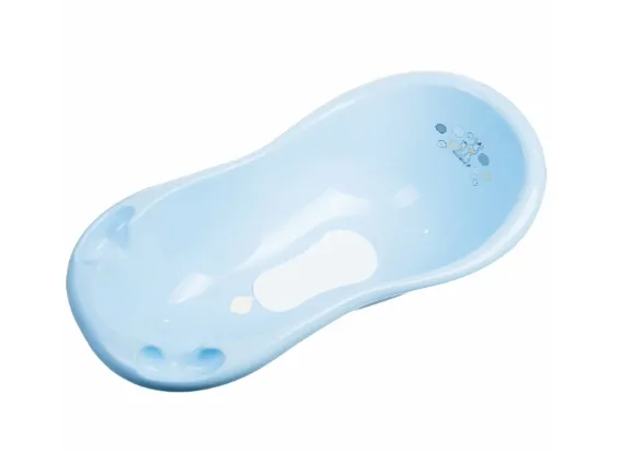 Cadita Maltex Anti-Slip Zebra Blue cu scurgere, 100 cm