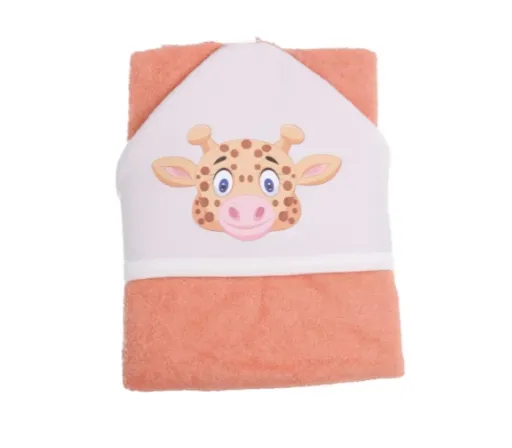 Prosop de baie PernaMea Girafă, 90x90 cm