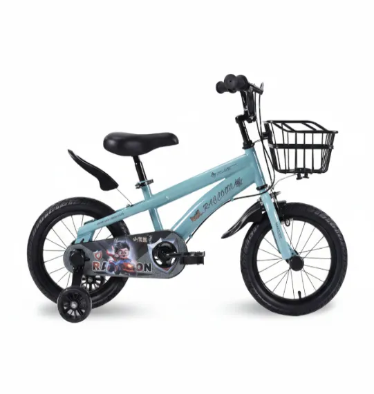 Bicicletă pentru copii cu 4 roți, 12 inch, verde, cod 2216D
