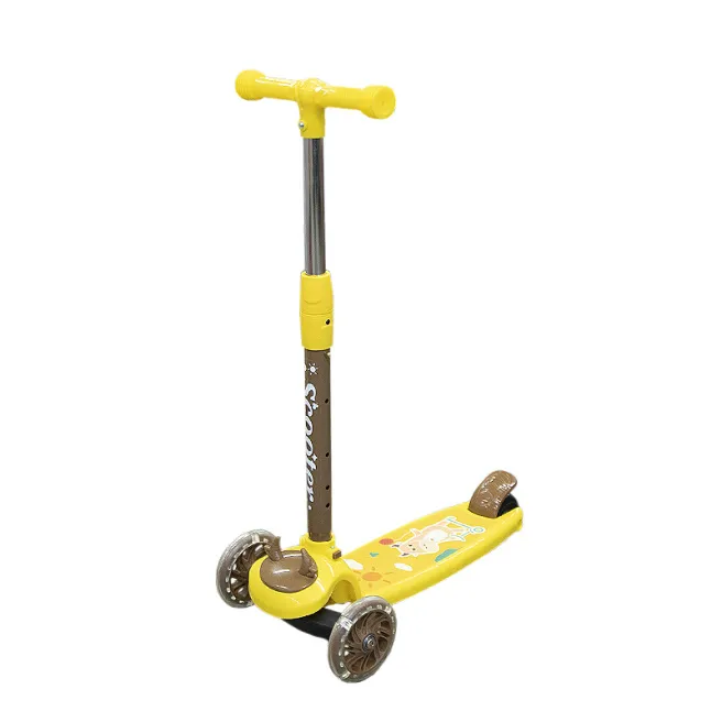  Trotinetă pentru copii F010, galbenă