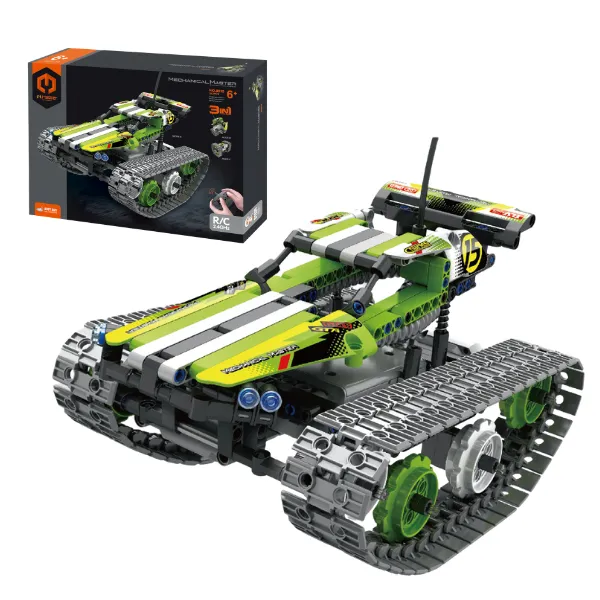 Set de construcție 3 în 1 iM Master Mechanical Master „Mașină de teren”, cu telecomandă, 353 piese