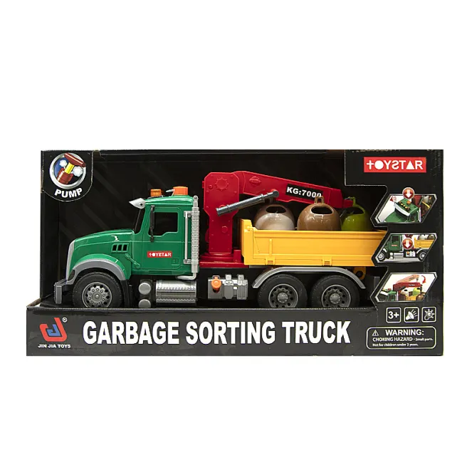 Mașină cu inerție „Camion sortare gunoi”, cod 652075