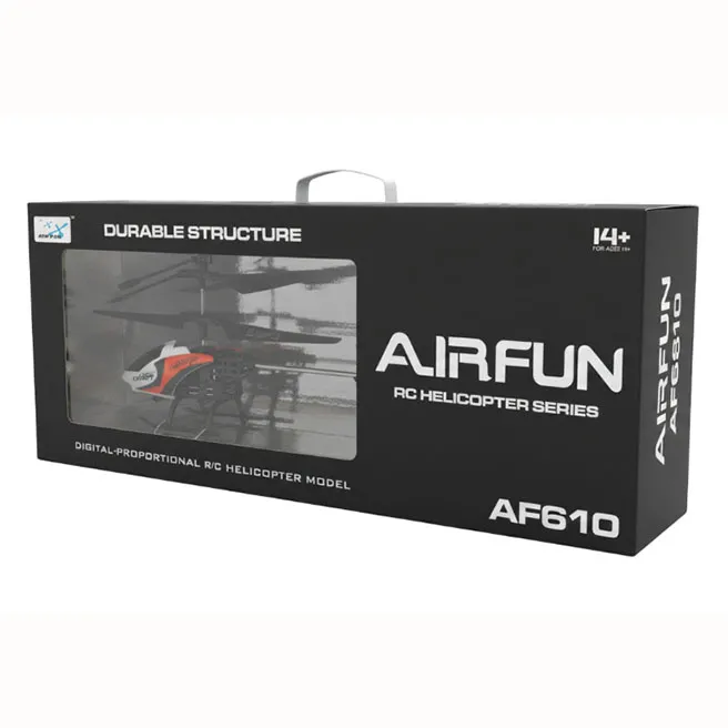 Elicopter cu telecomandă, portocaliu, cod 1253D