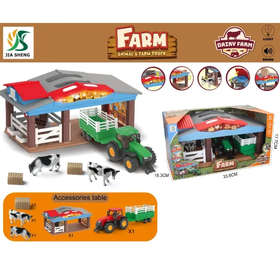 Ferma in set cu tractor