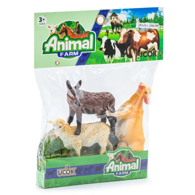 Set animale de ferma 12cm 3buc, cod 28141