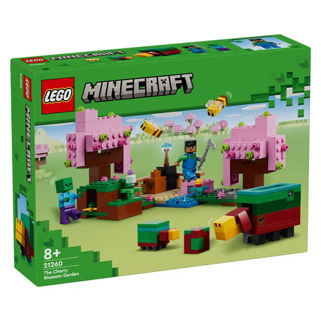 Constructor LEGO Minecraft Grădina cu flori de cireș, art. 21260