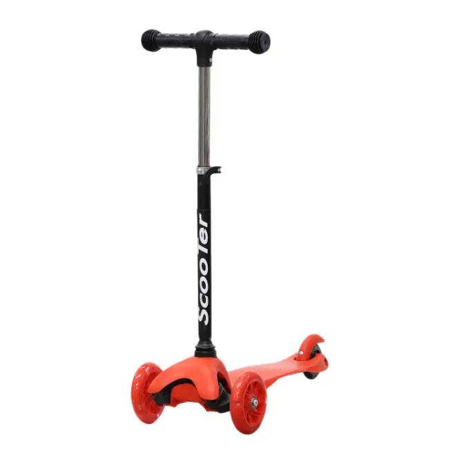 Trotinetă pentru copii, „Scooter” cu 3 roți, roșu