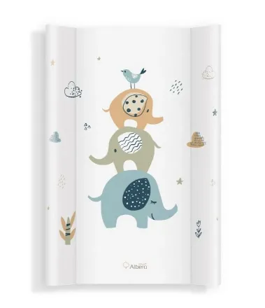 Saltea de înfășat Albero Mio Elephants, 70x47 cm