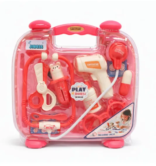 Set de joacă „Doctor” în valiză, roșu, cod 952035