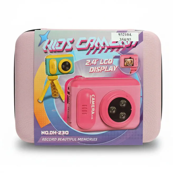 Cameră cu trepied, roz, cod 932104