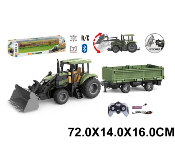 Tractor cu radiocomanda cu incarcator